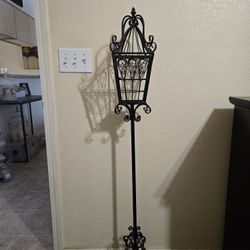 Black Iron Candle Holder 