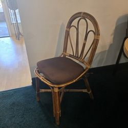 Vintage Rattan Bamboo Chair