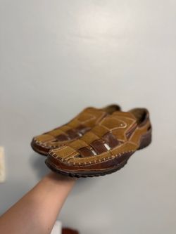 Men's Brown Leather Fisherman Sandals