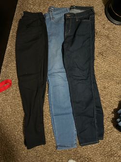 3 pair of skinny jeans size 11