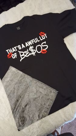 That's A Awful Lot of Cough Syrup "That's A Awful Lot of Be$os" Graphic T-Shirt – Size Large