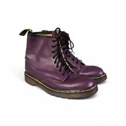 Vintage made in England purple doc martins