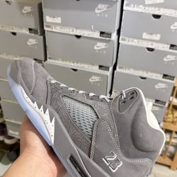 Jordan 5 wolf grey