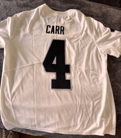 Raiders Jersey official NFL Carr #4