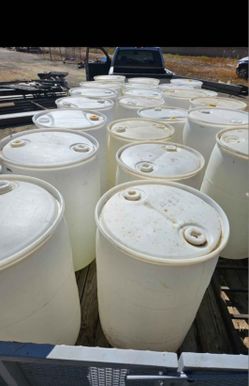 55 Gallon Water Barrels