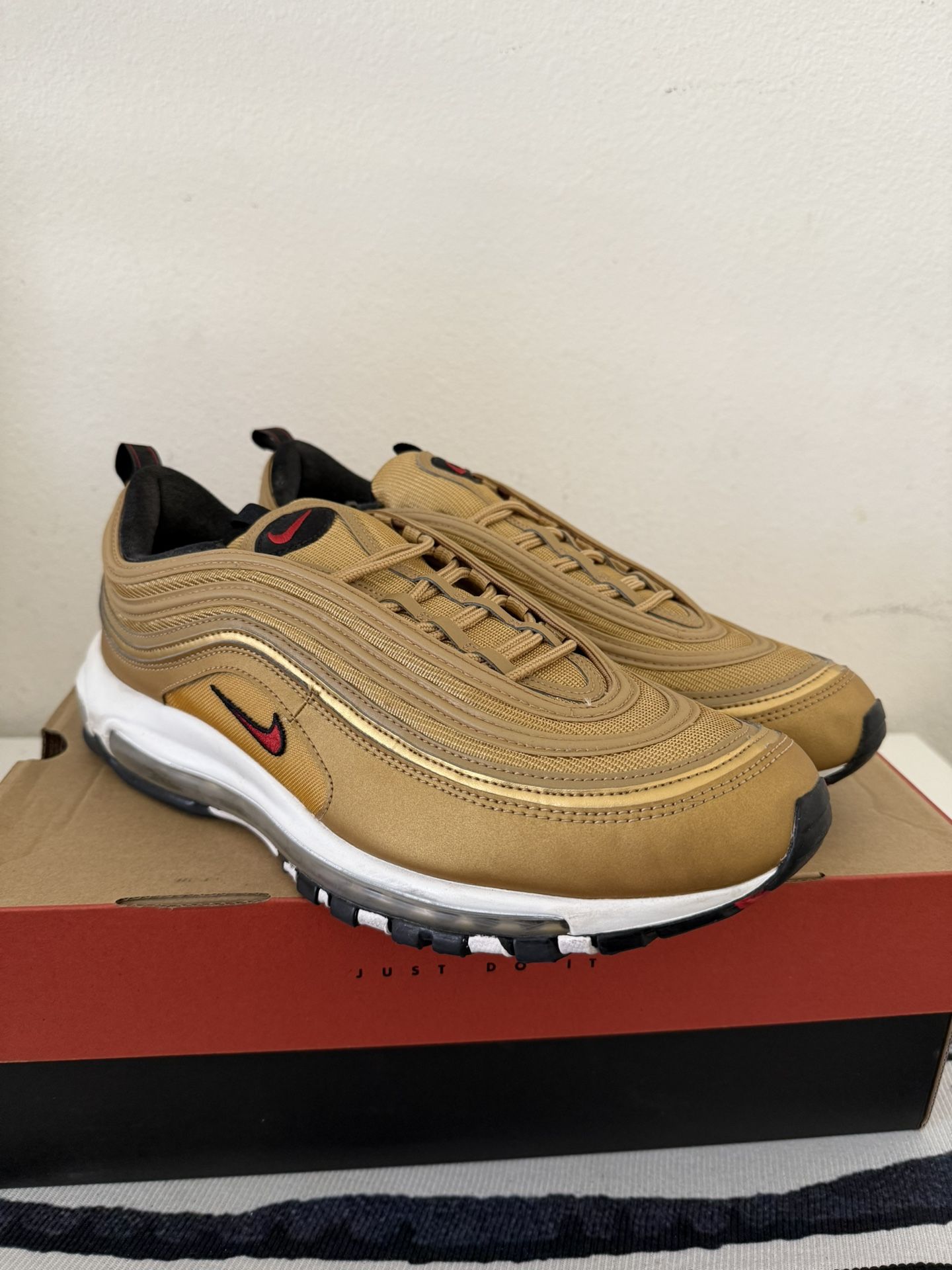 Nike Footwear Air Max 97 Gold And Red Air Max 97/BW 'Metallic Gold