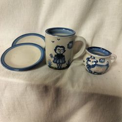 MA HADLEY Cups Small Plates Lot
