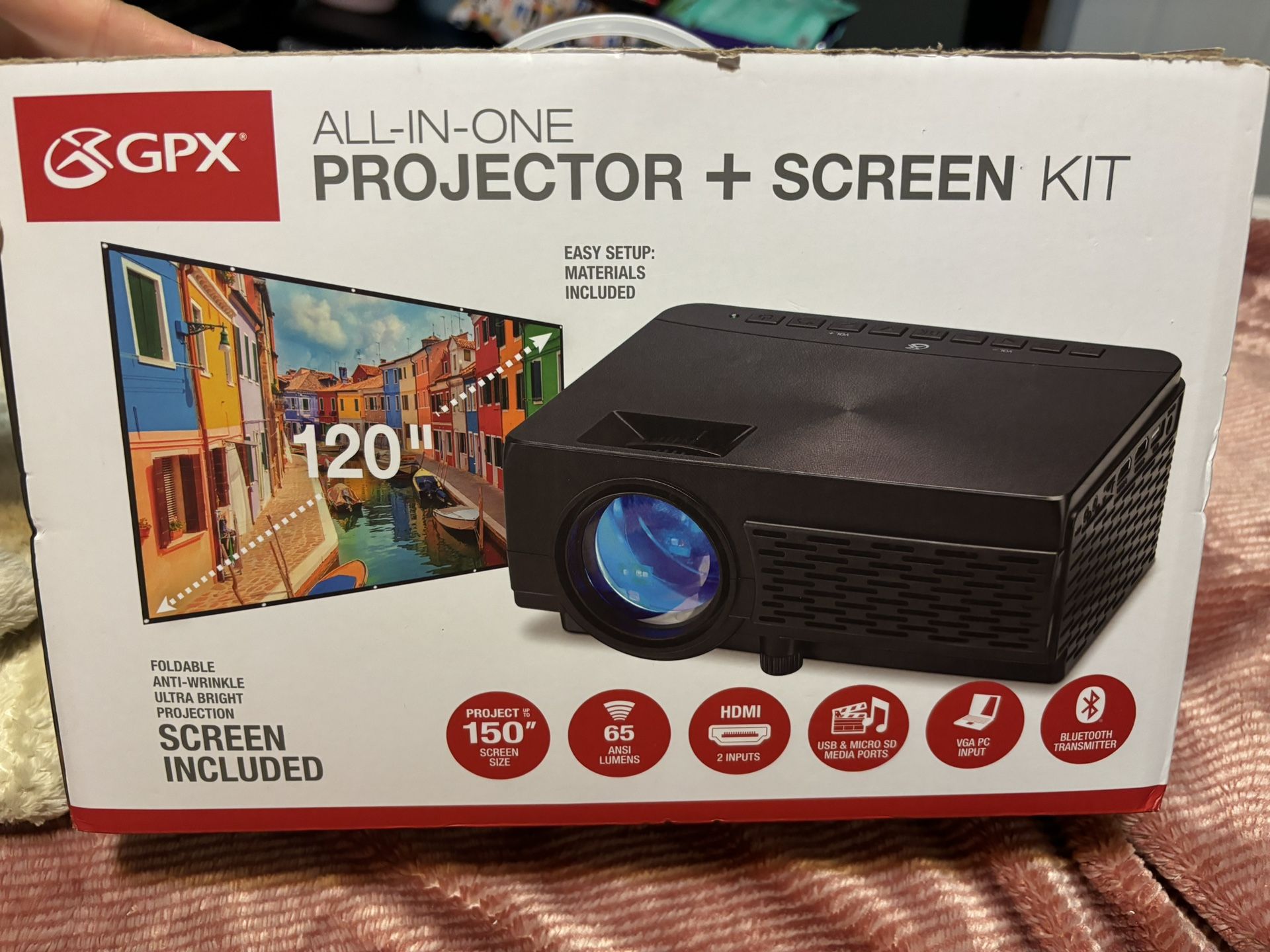 Projector + Screen Kit