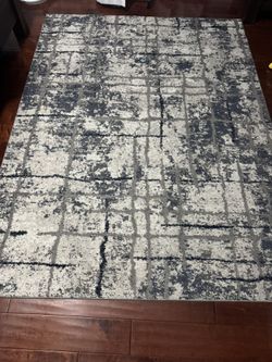 Blue & White Small Carpet for Sale