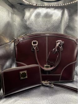 Dooney & Bourke handbag and wallet set