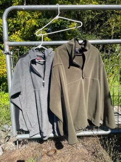 Fleece jacket and vest lot size XL