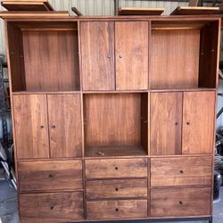 Solid Teak Wood Bookshelf 