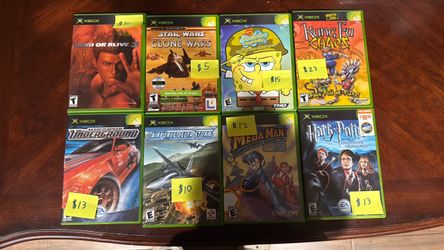 Lot of 8 Original Xbox Games