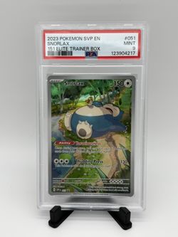 Snorlax 151 Promo 051 PSA 9 - Pokemon