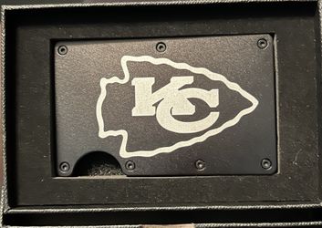 KC Chiefs Clip On Card Holder