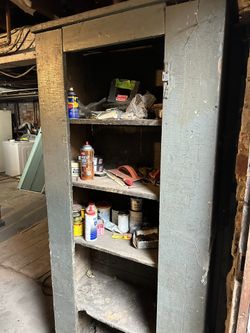 Antique Tool Cabinet - original Wood