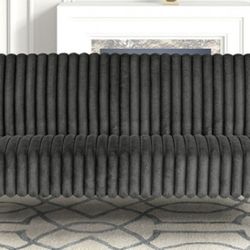 Brand New Grey Futon Sofa Sleeper 