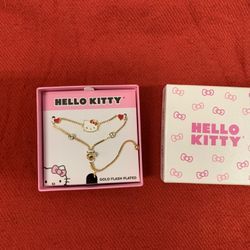 Hello Kitty Gold Flash Plated Bracelet