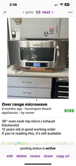 Over Range Microwave
