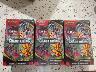 Pokemon Chaos Rising Booster Bundles