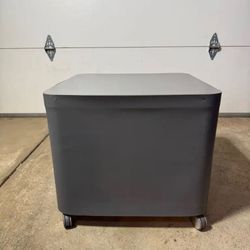 IKEA Gray Rolling Side Table