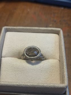 David Yurman Noblesse Ring- Smokey Quartz- Size 7