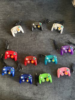 Lot CONTROLLERS for Nintendo GameCube Console NGC Compatible Controller Gamepad