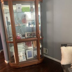 Antique Glass Cabinet 