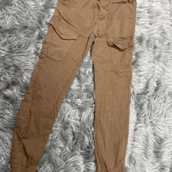 Tan Joggers