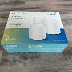 TP-Link Deco AX5000 Mesh WiFi Router System NEW sealed