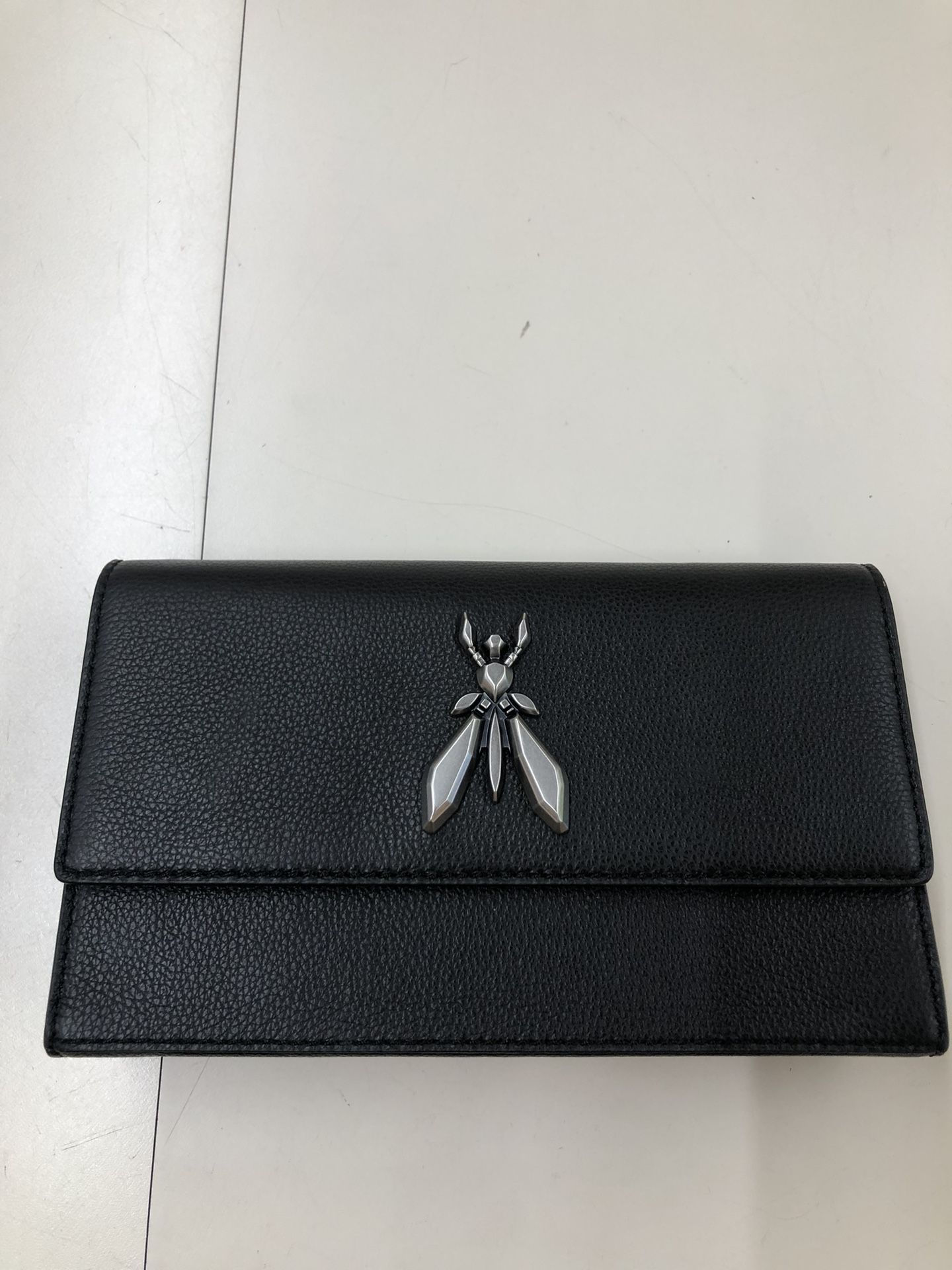 Patrizia Pepe Fly Hammered Leathers Clutch Bag