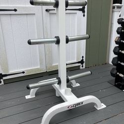 Cybex Brand Commercial Quality Olympic Weight Plate Storage Tree