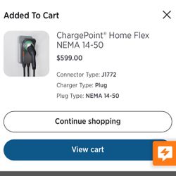 Electric Vehicle Charger Plug-In Level 2 50A