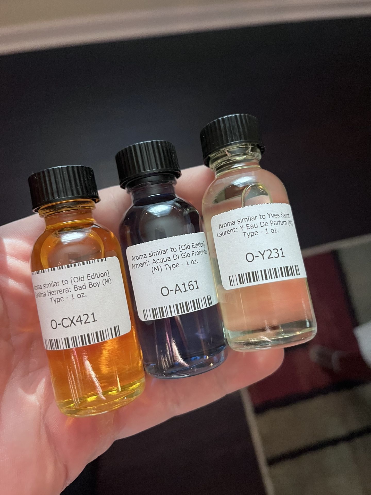 Fragrances, oils