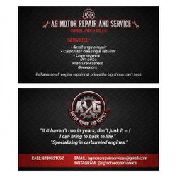 Small Engine Mech Atv Dirtbikes Mowers Pressure washers Etc