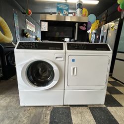 Speed Queen FF7 And DF7 Washer And Dryer Set In White 🍓 $300 Dollar Rebate $290 A Month With 0% interest If APPROVE ⛱️
