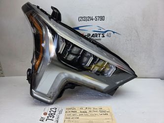 2022 - 2025 - 2026 TOYOTA TUNDRA 1794 EDITION PLATINUM LED HEADLIGHT OEM AY73823