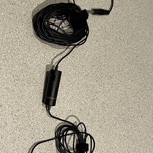 Audio Technica Lavalier Microphone Wired 3.5mm
