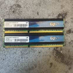 Patriot G2 Series 8GB Kit (2x4GB) DDR3-1600 Desktop RAM PGD38G1600ELK