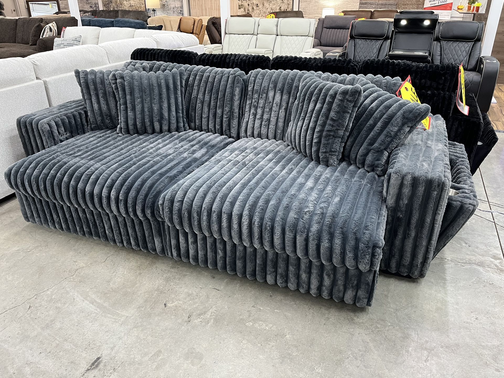 Dual Power Reclining Sofa Sleeper