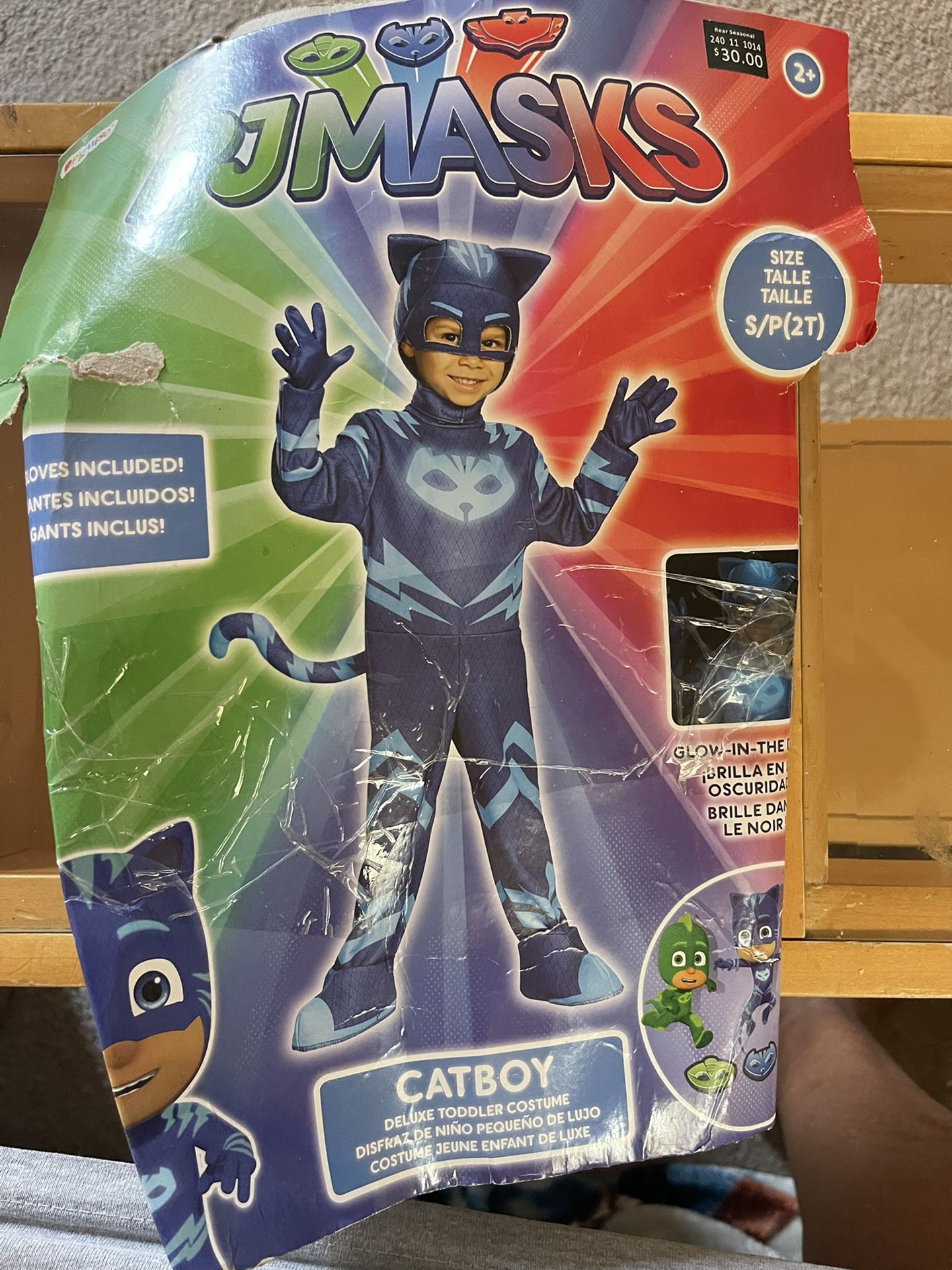 PJ CATBOY TODDLET HALLOWEEN COSTUME