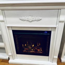 Beautiful Entertainment Center with Fireplace