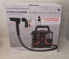Sharper Image Stain Cleaner Portable Spot Vacuum Gray.  Corded 16 ft