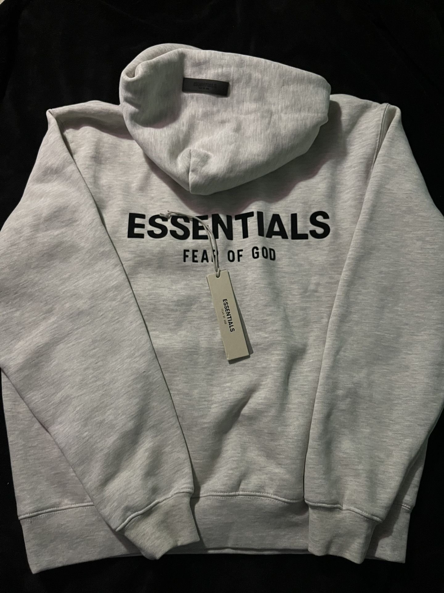 Light Oatmeal Essentials Hoodie Size XS
