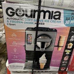 Gourmia 2-Quart Automatic Soft Serve Ice Cream and Frozen Drink Maker