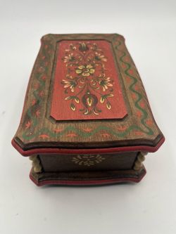 Hand-Painted Wooden Decorative Box