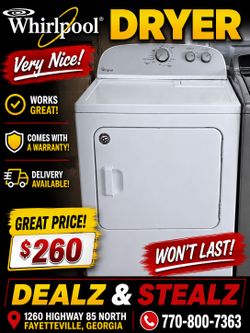Whirlpool Dryer for Sale 
**Works Great **