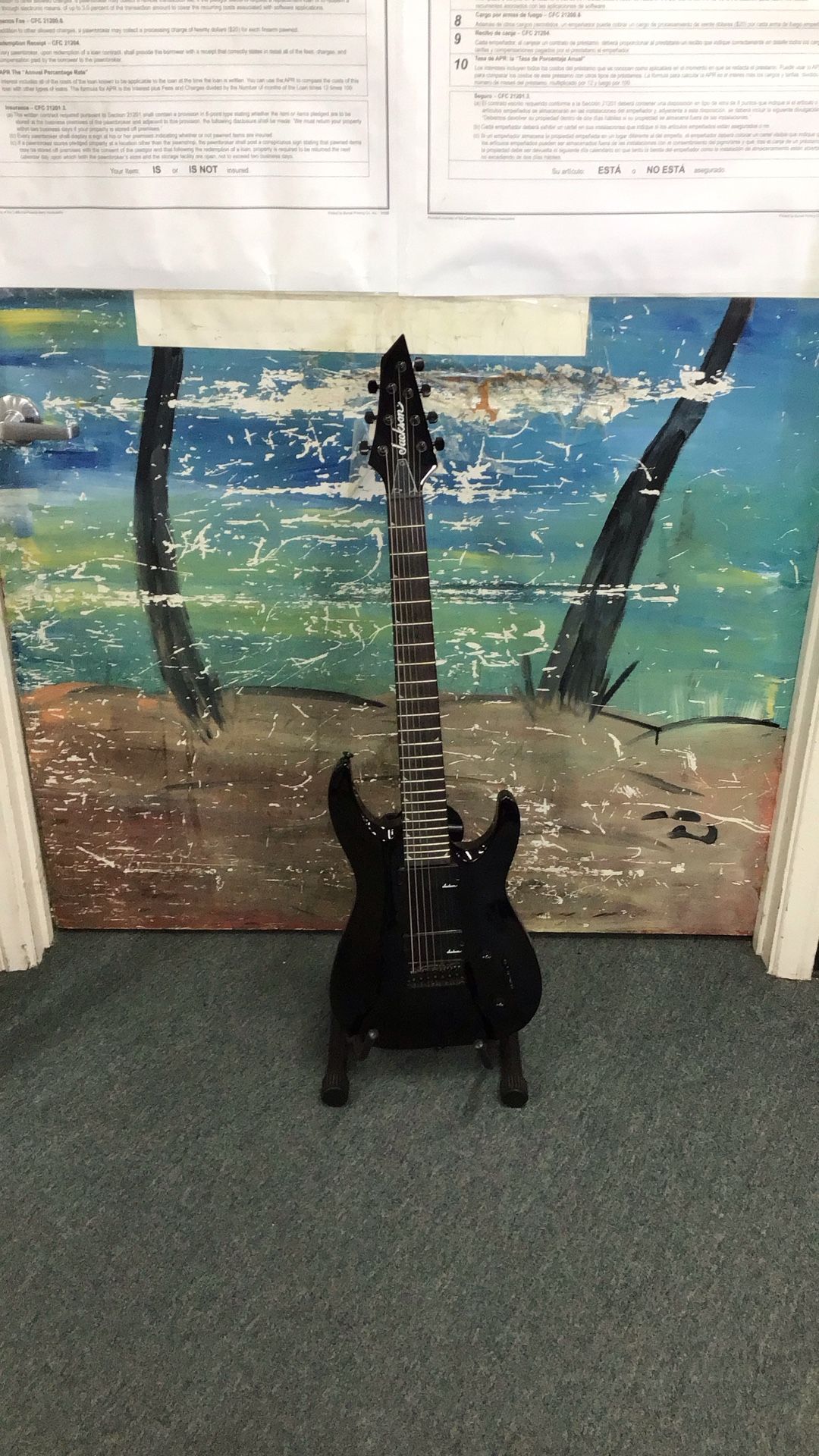 Jackson 7-String Electric Guitar Cash z& Card Accepted