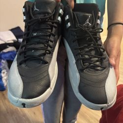 Jordans 12 Black And Gray  Size 13 
