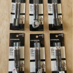 6 x COVERGIRL Easy Breezy Brow Fill + Define Brow Pencil 2pks 510 Soft Brown